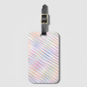 Moderne Eenvoudige Regenboog lijn strepen Patroon Bagagelabel (Voorkant (verticaal))