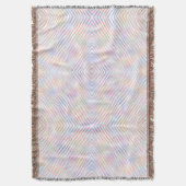 Moderne Eenvoudige Regenboog lijn strepen Patroon Deken (Voorkant Verticaal)