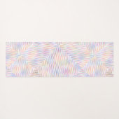 Moderne Eenvoudige Regenboog lijn strepen Patroon Yogamat (Achterkant (horizontaal))