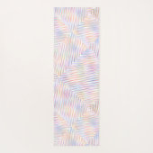 Moderne Eenvoudige Regenboog lijn strepen Patroon Yogamat (Achterkant)