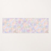 Moderne Eenvoudige Regenboog lijn strepen Patroon Yogamat (Voorkant (horizontaal))