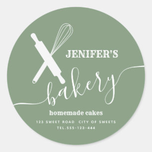 Moderne, eenvoudige rolpinnen, whisky ronde sticker