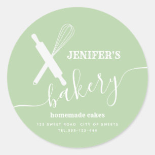 Moderne, eenvoudige rolpinnen, whiskyklasse ronde sticker