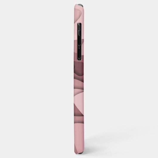 Moderne, eenvoudige Roos Roze, elegant Abstract Case-Mate iPhone Case (Achterkant/links)