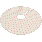 Moderne Eenvoudige Roze Beige Kerstbomen Kerstboom Rok (Gekanteld)