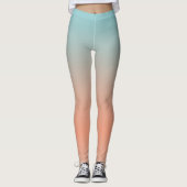 Moderne, eenvoudige, roze leggings (Voorkant)