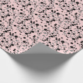 Moderne Eenvoudige Roze Terrazzo Inpakpapier (Hoek)