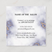 Moderne Eenvoudige Salon Korting Coupon (Achterkant)