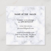 Moderne Eenvoudige Salon Korting Coupon (Achterkant)