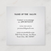 Moderne Eenvoudige Salon Korting Coupon (Achterkant)