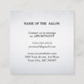 Moderne Eenvoudige Salon Korting Coupon (Achterkant)