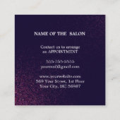 Moderne Eenvoudige Salon Korting Coupon (Achterkant)