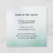 Moderne Eenvoudige Salon Korting Coupon (Achterkant)