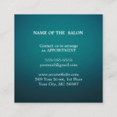 Moderne Eenvoudige Salon Korting Coupon (Achterkant)