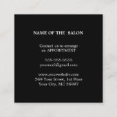 Moderne Eenvoudige Salon Korting Korting Coupon (Achterkant)