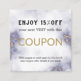 Moderne Eenvoudige Salon Korting Korting Coupon