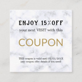 Moderne Eenvoudige Salon Korting Korting Coupon