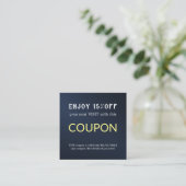 Moderne Eenvoudige Salon Korting Korting Coupon (Staand voorkant)