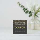 Moderne Eenvoudige Salon Korting Korting Coupon (Staand voorkant)