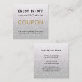Moderne Eenvoudige Salon Korting Korting Coupon (Voorkant / Achterkant)