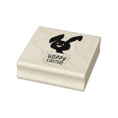 Moderne Eenvoudige Schattigee Paashaas Speelse Car Rubberstempel (Stempel)