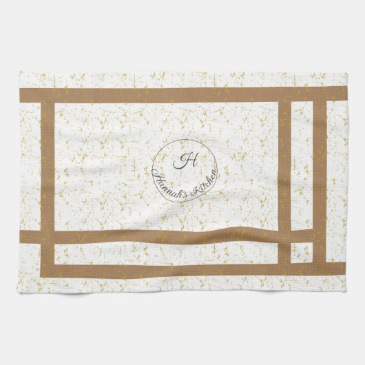 Moderne eenvoudige scheuren ontworpen theedoek (Horizontaal)