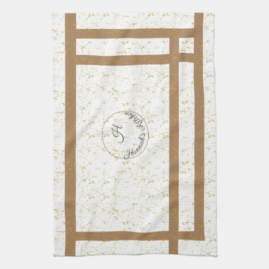 Moderne eenvoudige scheuren ontworpen theedoek (Verticaal)