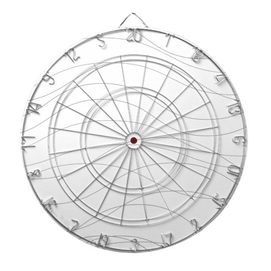 Moderne, eenvoudige, schitterende, elegante golven dartbord (Voorkant)