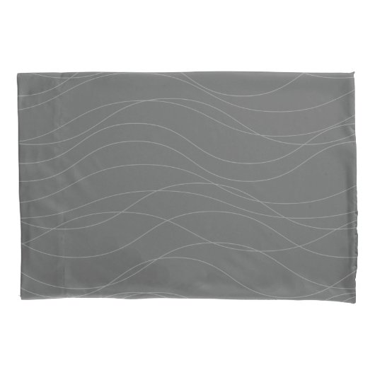 Moderne, eenvoudige, schitterende, elegante golven kussensloop (Voorkant)