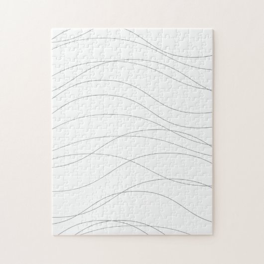 Moderne, eenvoudige, schitterende, elegante golven legpuzzel (Verticaal)