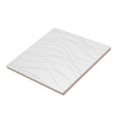 Moderne, eenvoudige, schitterende, elegante golven tegeltje (Zijkant)