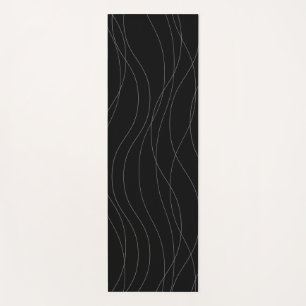 Moderne, eenvoudige, schitterende, elegante golven yogamat