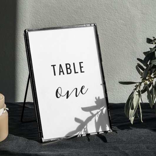 Moderne eenvoudige schone minimalistische typograf kaart