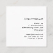 Moderne eenvoudige schoonheidssalon bedankt Coupon (Achterkant)