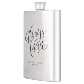 Moderne Eenvoudige script altijd en altijd Flacon (Links)