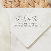 Moderne Eenvoudige Script Return-adres Zelfinktende Stempel