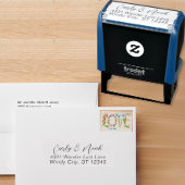 Moderne Eenvoudige Script Return-adres Zelfinktende Stempel