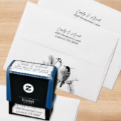 Moderne Eenvoudige Script Return-adres Zelfinktende Stempel