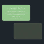 Moderne Eenvoudige script slaat de Kaart Datum op Visitekaartje<br><div class="desc">Modern Simple Script Save the Date Cards,  ideaal voor een stijlvolle huwelijksfeest.</div>