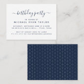 Moderne Eenvoudige scriptspot voor verjaardagsfees Visitekaartje (Voorkant / Achterkant)