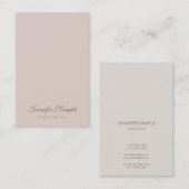 Moderne, eenvoudige Sjabloon, elegant script Visitekaartje (Voorkant / Achterkant)