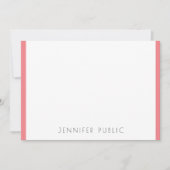 Moderne, eenvoudige Sjabloon monogram Initiaal (Voorkant)