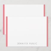 Moderne, eenvoudige Sjabloon monogram Initiaal (Voorkant / Achterkant)