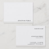 Moderne, eenvoudige Sjabloon Professional Visitekaartje (Voorkant / Achterkant)