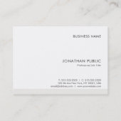 Moderne, eenvoudige Sjabloon Professional Visitekaartje (Achterkant)