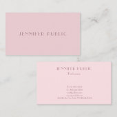 Moderne Eenvoudige Sjabloon Professioneel Luxe Visitekaartje (Voorkant / Achterkant)