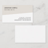 Moderne, eenvoudige Sjabloon, professionele legant Visitekaartje (Voorkant / Achterkant)