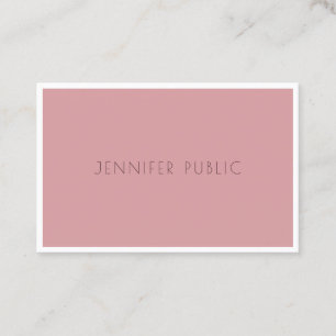 Moderne eenvoudige Sjabloon professionele trendkle Visitekaartje