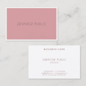 Moderne eenvoudige Sjabloon professionele trendkle Visitekaartje (Voorkant / Achterkant)