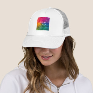 Moderne Eenvoudige Sjabloon Upload uw Logo Voeg te Trucker Pet